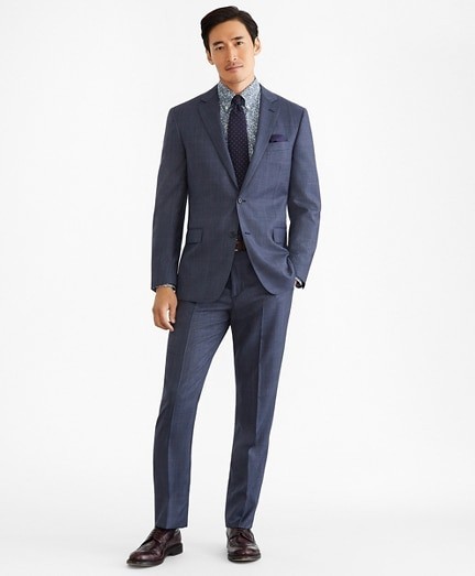 Öltöny Brooks Brothers Suit Soft Sv Hl Rgnt Navy Plaid