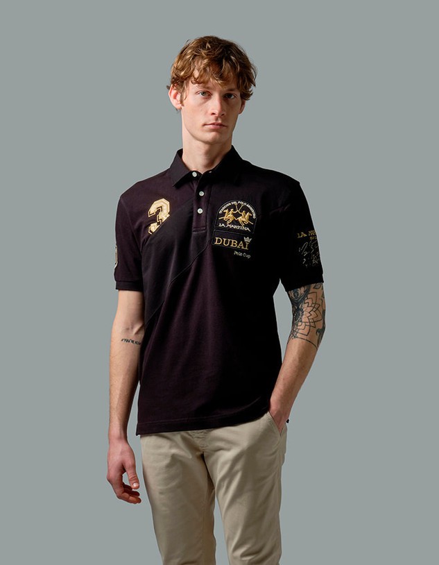 Póló La Martina Man Polo S/S Piquet Stretch