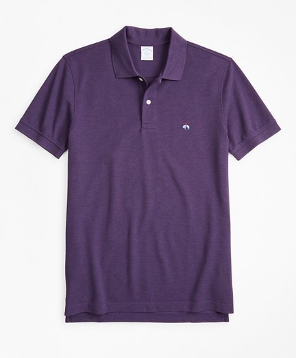 Póló Brooks Brothers Knt Ss Supima Perf Polo Slim Bros B5618