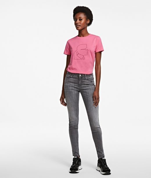 Farmer Karl Lagerfeld Skinny Denims W/ Chain