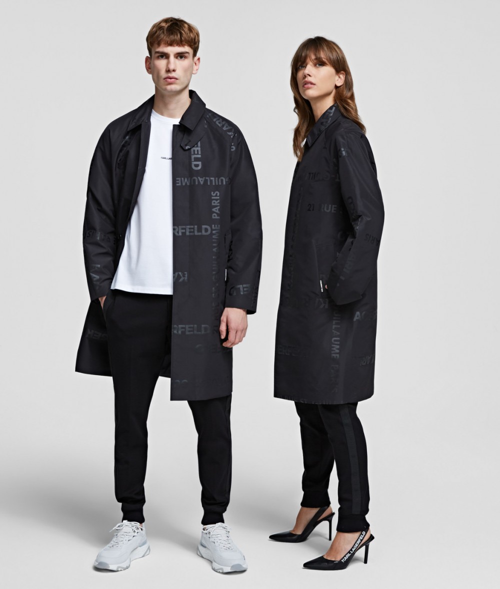 Kabát Karl Lagerfeld Unisex Trench Coat