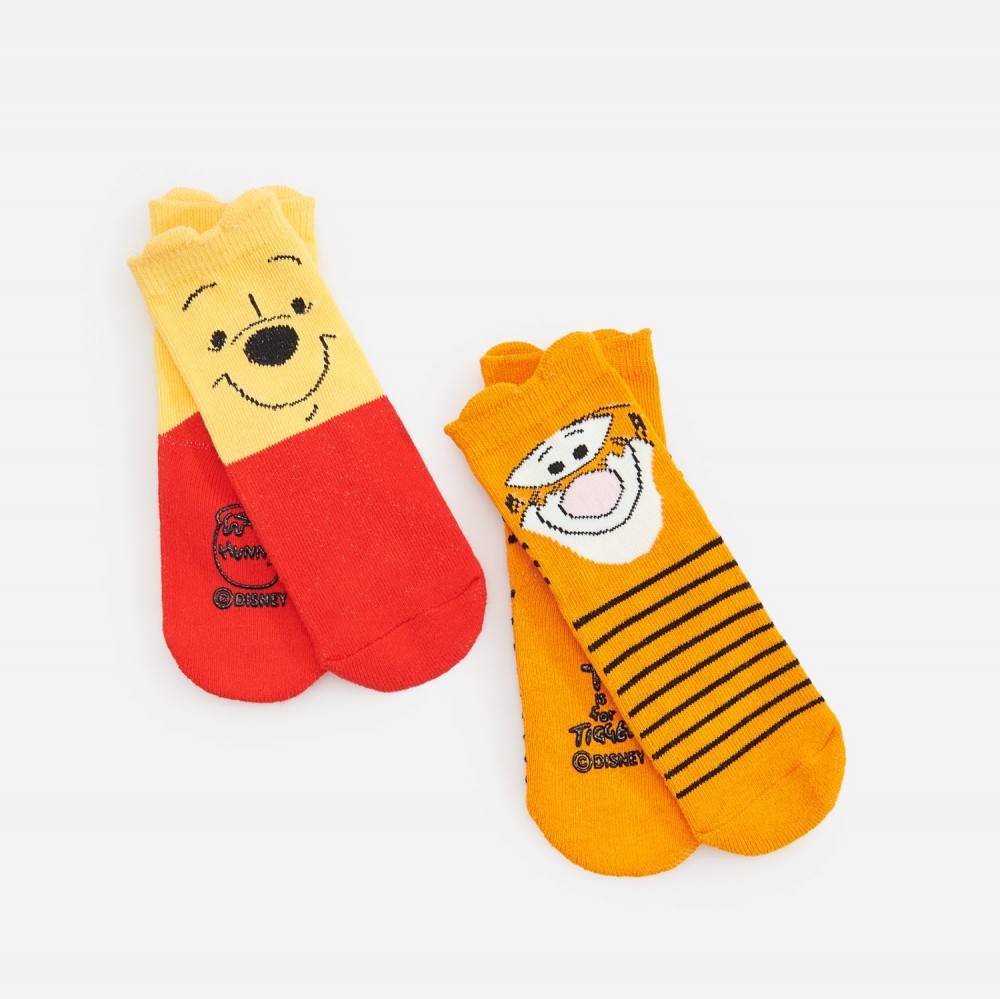 Reserved - 2 pár Winnie the Pooh-zokni -