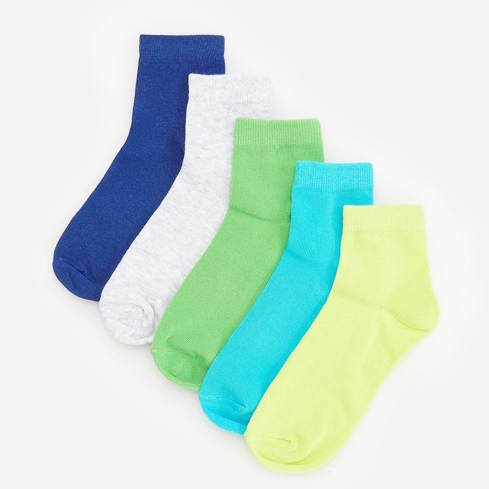 Reserved - 5 pár színes zokni - Zöld