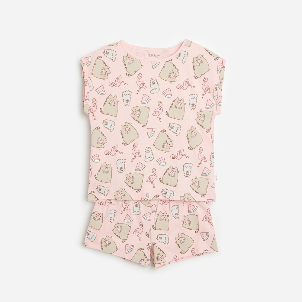Reserved - Girls` pyjama - Rózsaszín