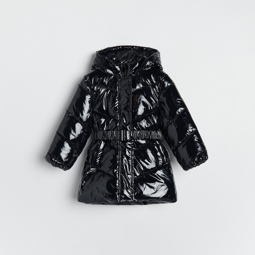 Reserved - Steppelt kabát - Fekete