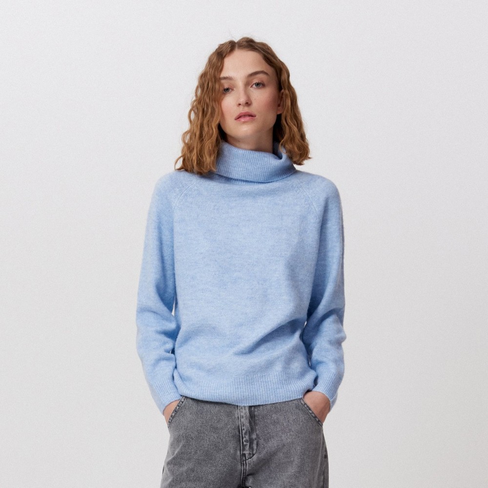 Cropp - Garbós pulóver - Kék