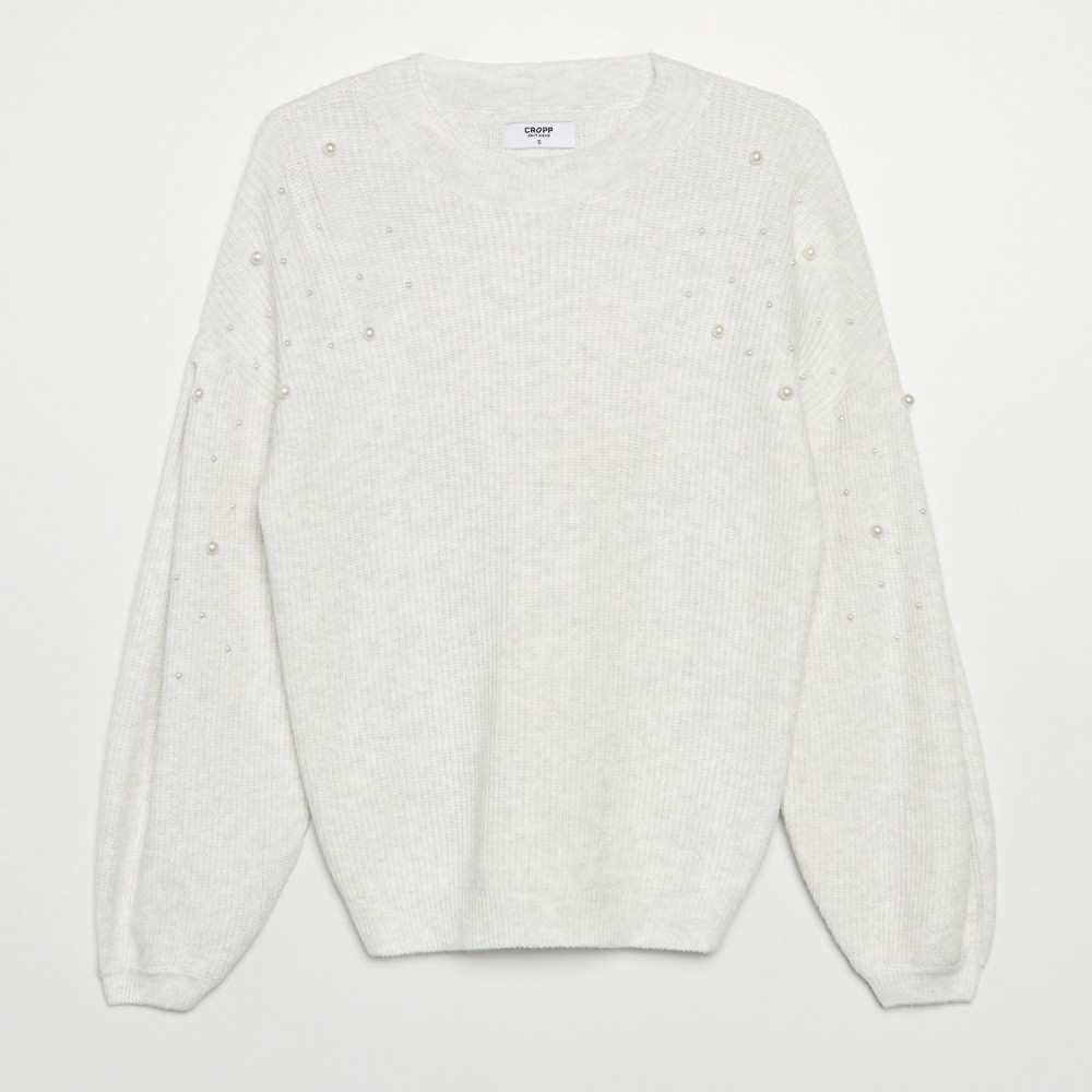 Cropp - Ladies` sweater - Világosszürke