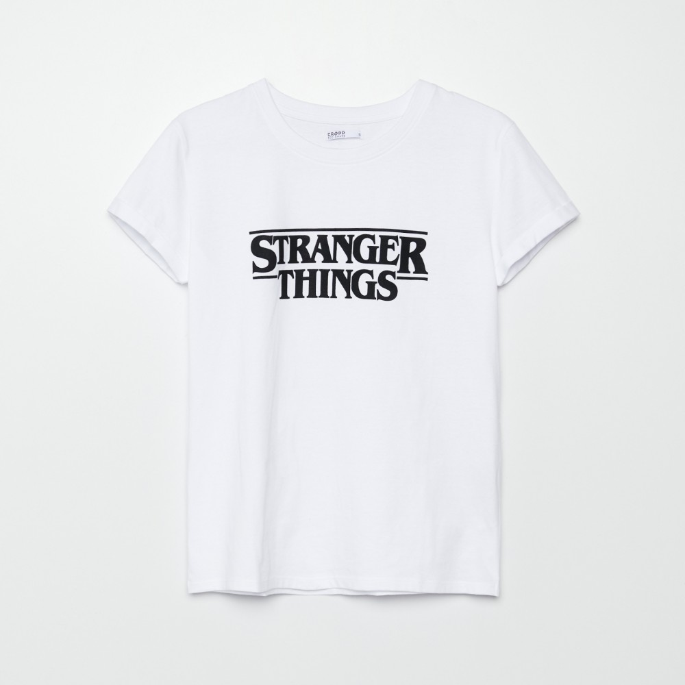 Cropp - Stranger Things póló - Fehér