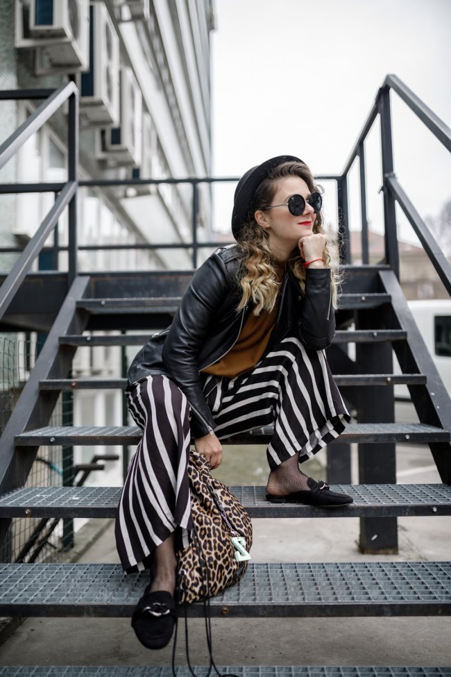 Csíkos culottes