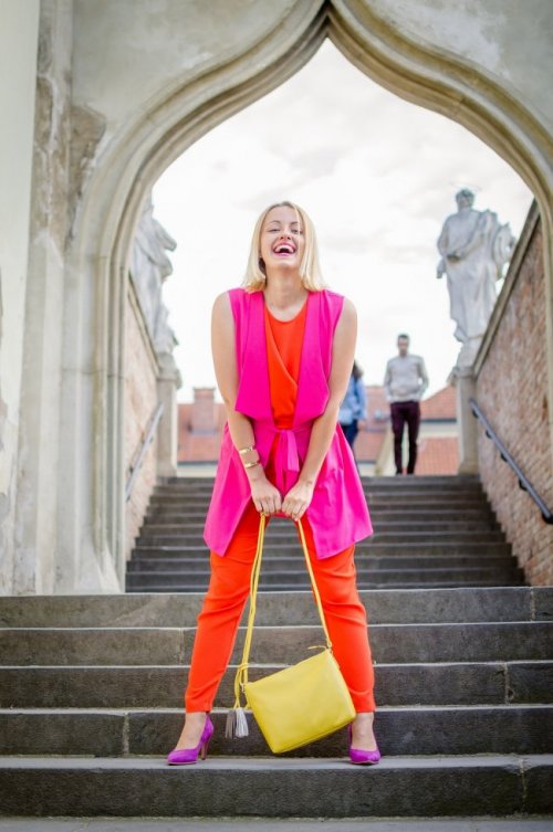 Colorblocking outfit