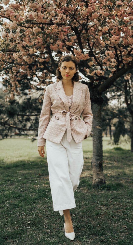 Fehér culottes nadrág